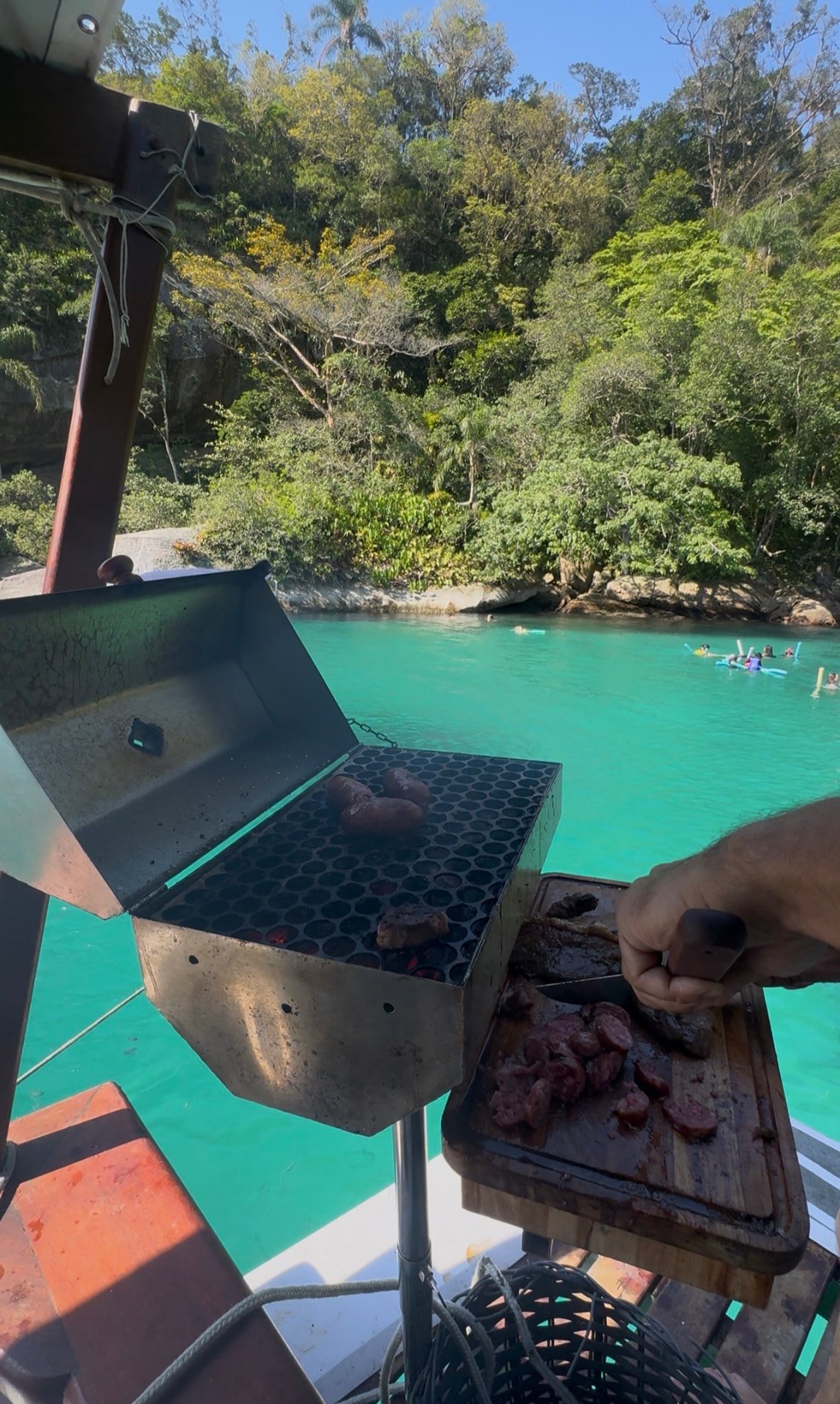 Churrasco a bordo